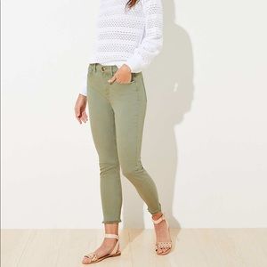 Loft High Waist Skinny crop